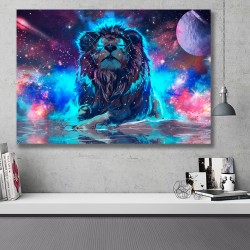 Tablou Canvas - Leu abstract digital art