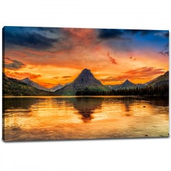 Tablou Canvas - Peisaj Reflexie pe lac