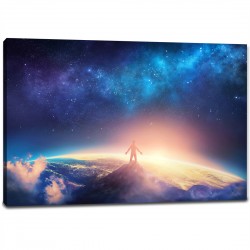 Tablou Canvas - Deasupra norilor