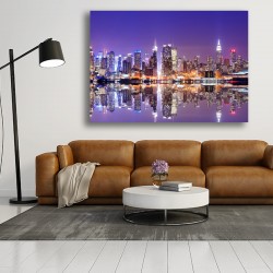 Tablou Canvas - Oras reflexie in noapte