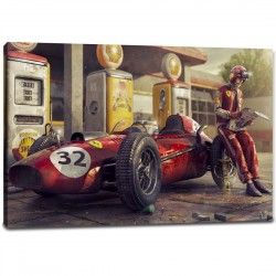 Tablou Pilot Ferrari