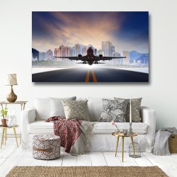 Tablou Avion care decoleaza Tablou Avion care decoleaza