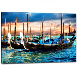 Tablou Canvas - Barci in Venetia