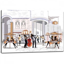 Tablou Canvas La Cafenea