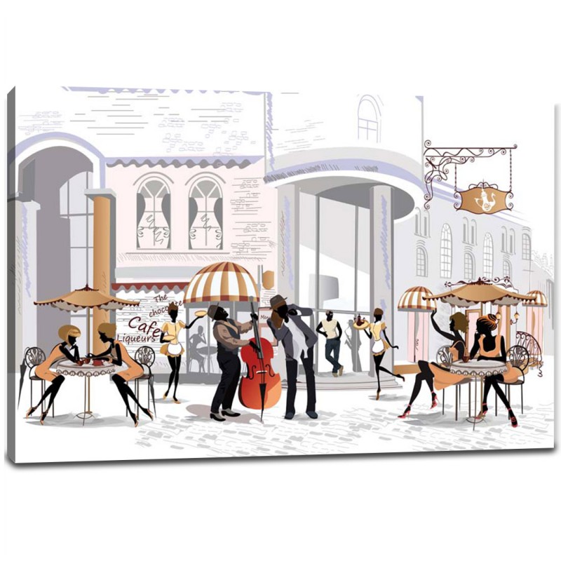 Tablou Canvas La Cafenea