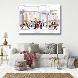 Tablou Canvas La Cafenea