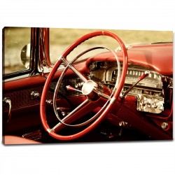 Tablou Canvas - Interior masina vintage