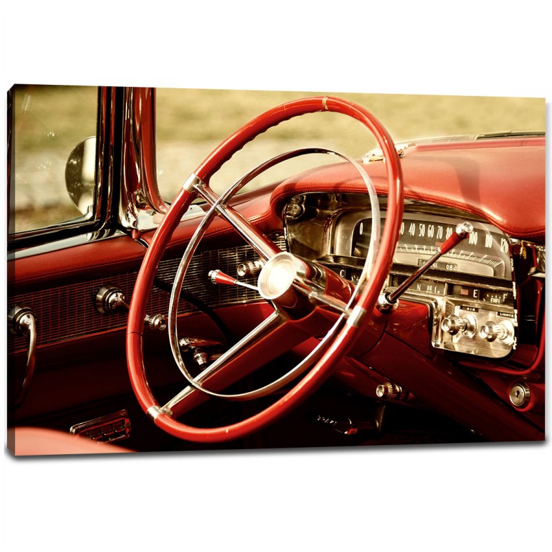 Tablou Canvas - Interior masina vintage Tablou Canvas - Interior masina vintage