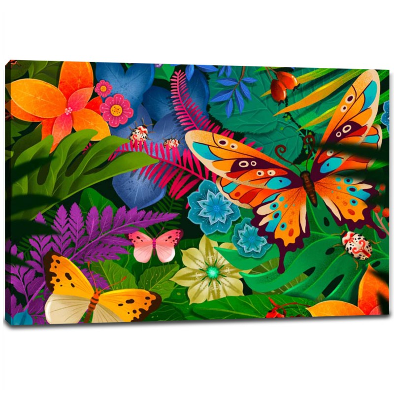 Tablou Canvas Viata din padure