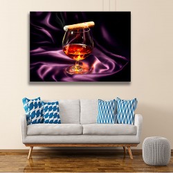 Tablou Canvas - Decor Whiskey si Trabuc