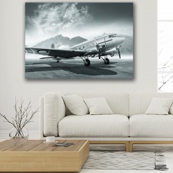 Tablou Canvas - Avion pe pista