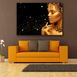 Tablou Canvas - Beauty Salon Gold