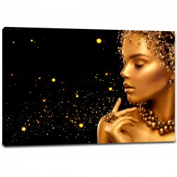 Tablou Canvas - Beauty Salon Gold