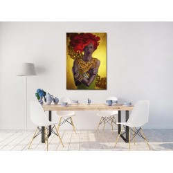 Tablou Canvas Femeia Din Africa