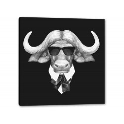 Tablou Canvas Portret Bivol La Costum