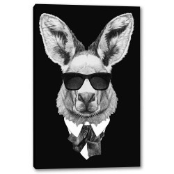 Tablou Canvas Portret Cangur La Costum