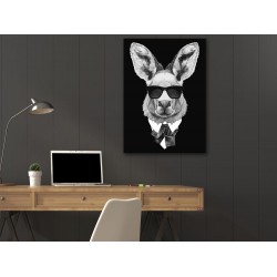 Tablou Canvas Portret Cangur La Costum