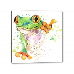 Tablou Canvas Broasca Watercolor