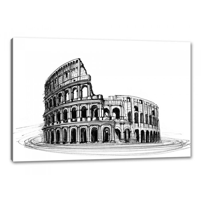 Tablou Canvas Schita Colosseum