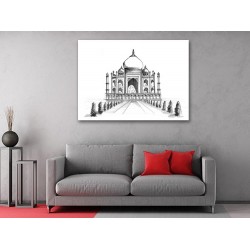 Tablou Canvas Schita Taj Mahal
