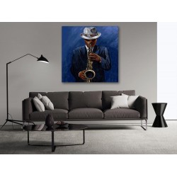 Tablou Canvas Cantaret Saxofon