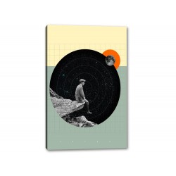 Tablou Canvas Copil Privind Luna