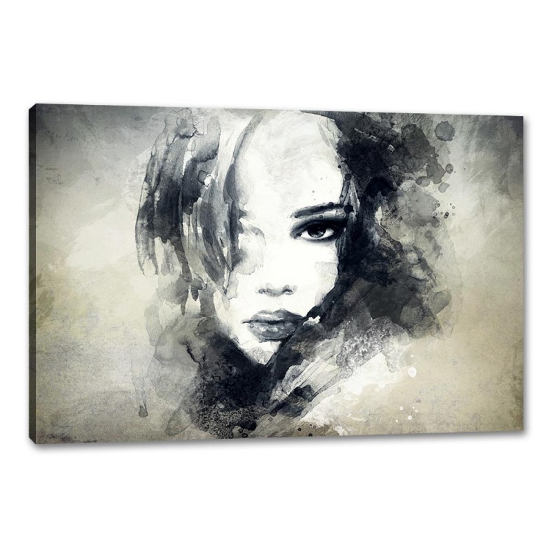 Tablou Canvas Femeie Pictura Abstracta