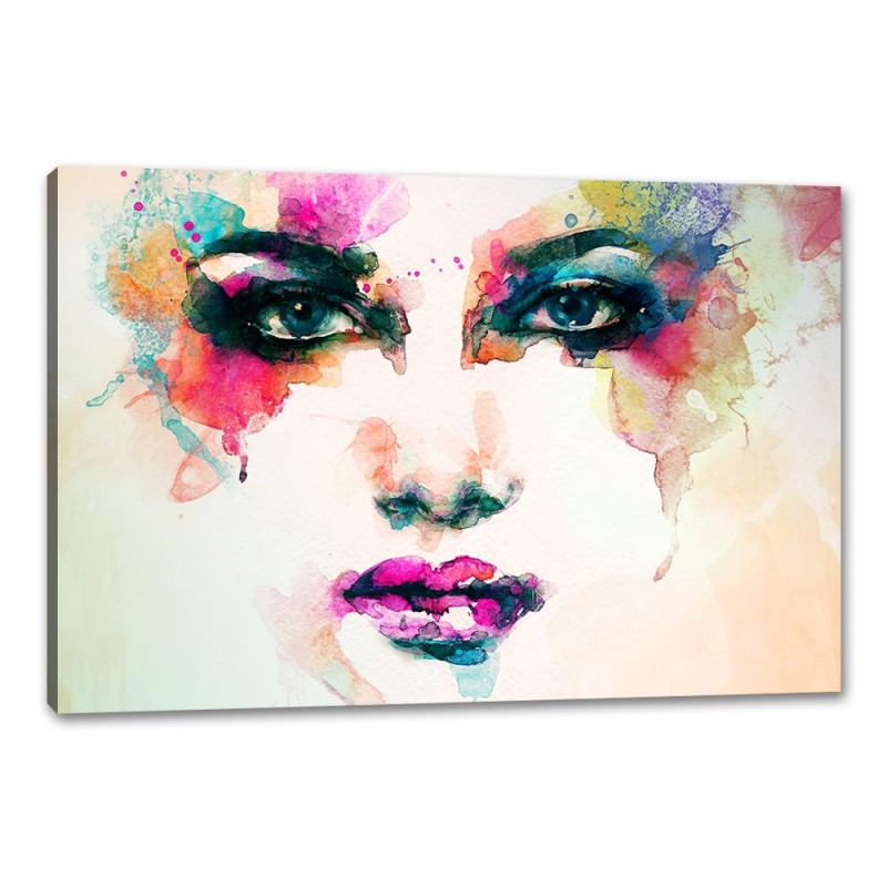 Tablou Canvas Watercolor Face