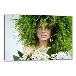 Tablou Canvas Fata Verde