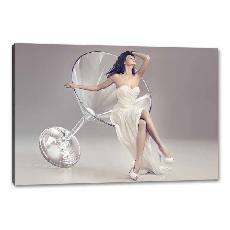 Tablou Canvas Cocktail Femeie