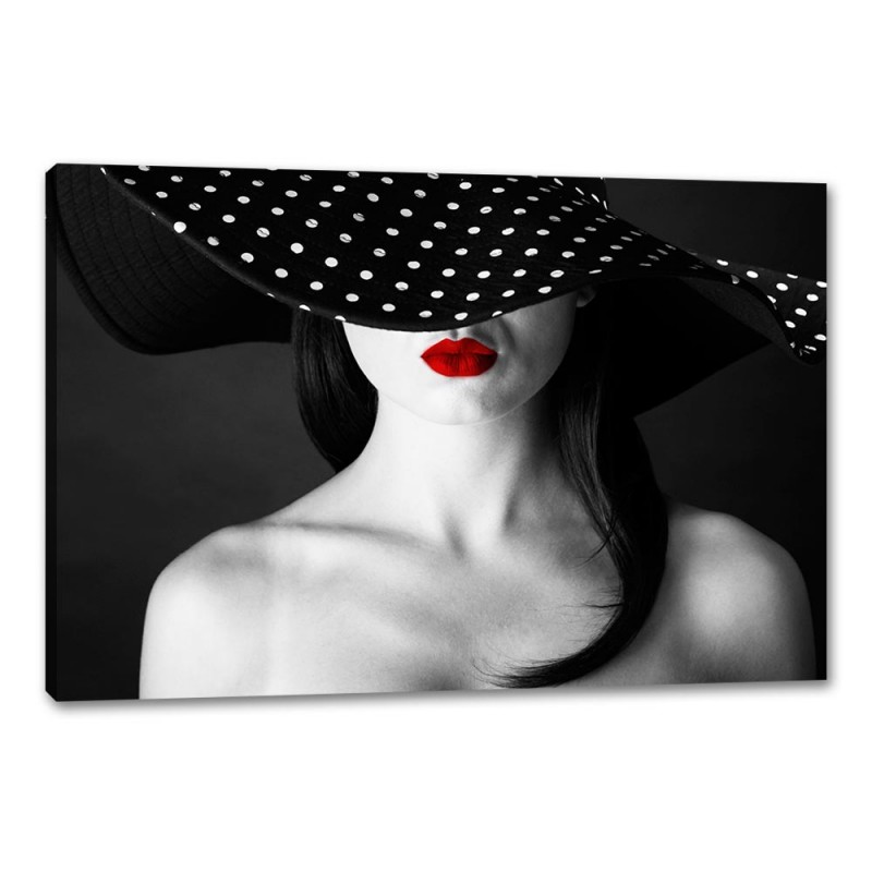 Tablou Canvas Palarie Neagra