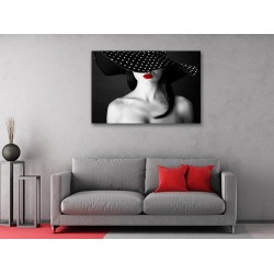 Tablou Canvas Palarie Neagra