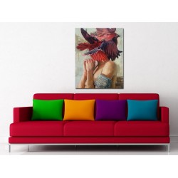 Tablou Canvas Cu Capul In Nori