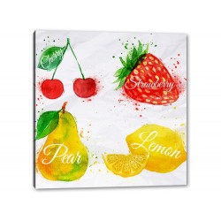 Tablou Canvas Fructe Watercolor