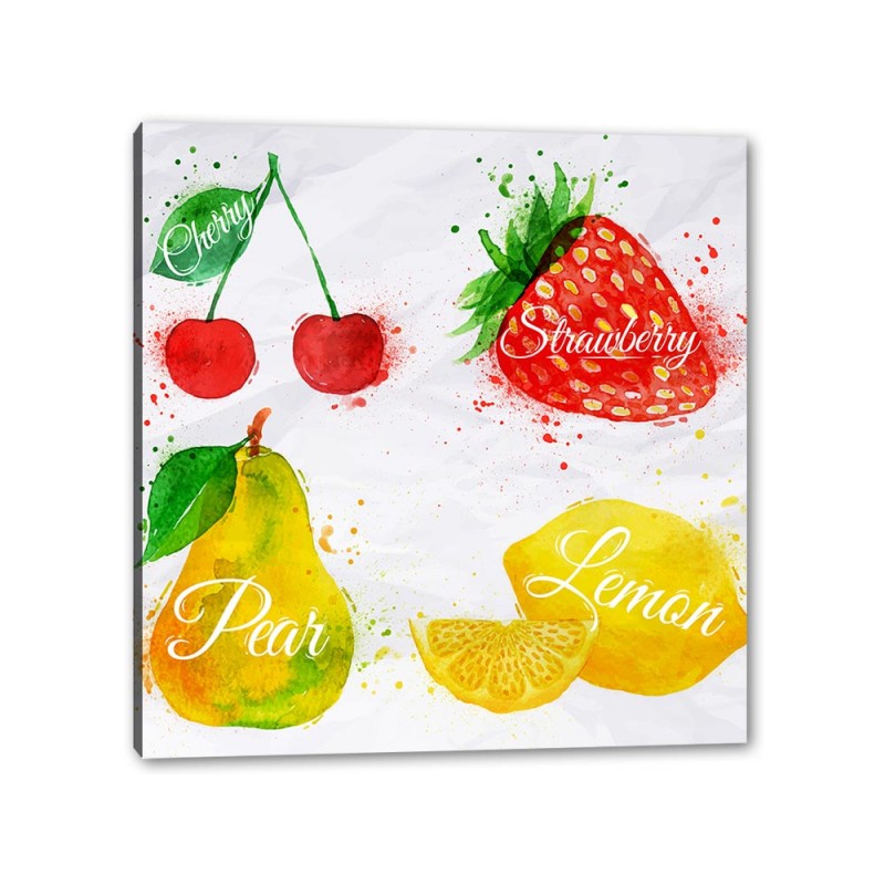 Tablou Canvas Fructe Watercolor