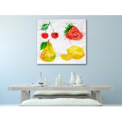 Tablou Canvas Fructe Watercolor