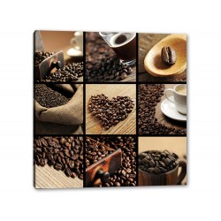 Tablou Canvas Colaj Cafea