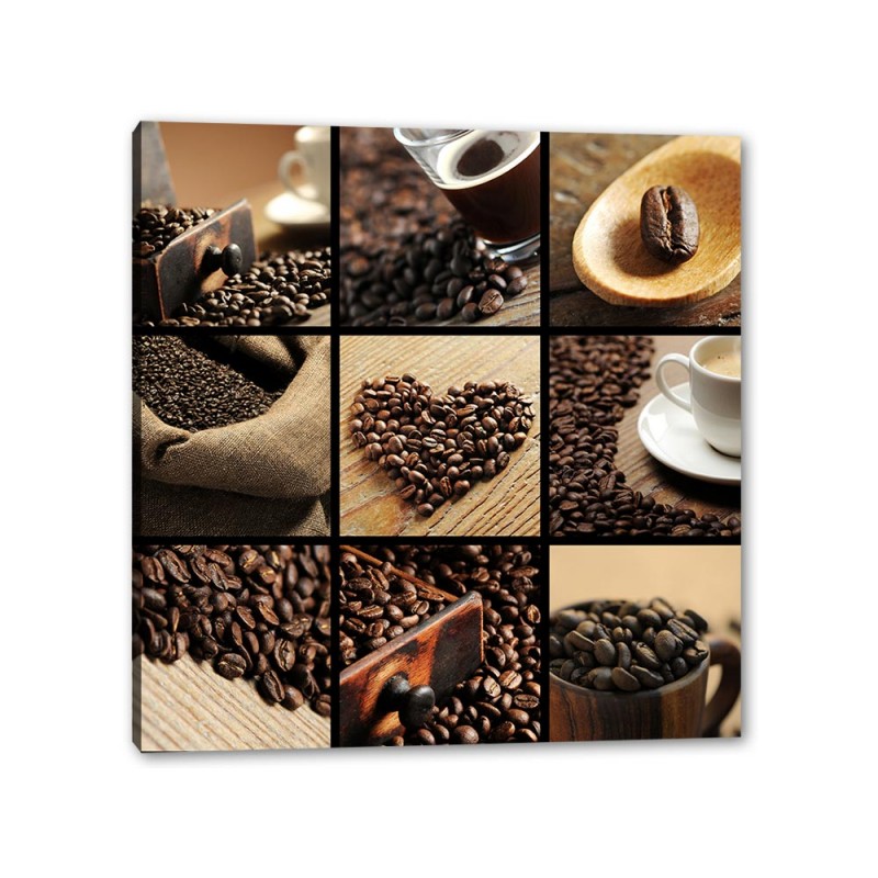 Tablou Canvas Colaj Cafea Tablou Canvas Colaj Cafea
