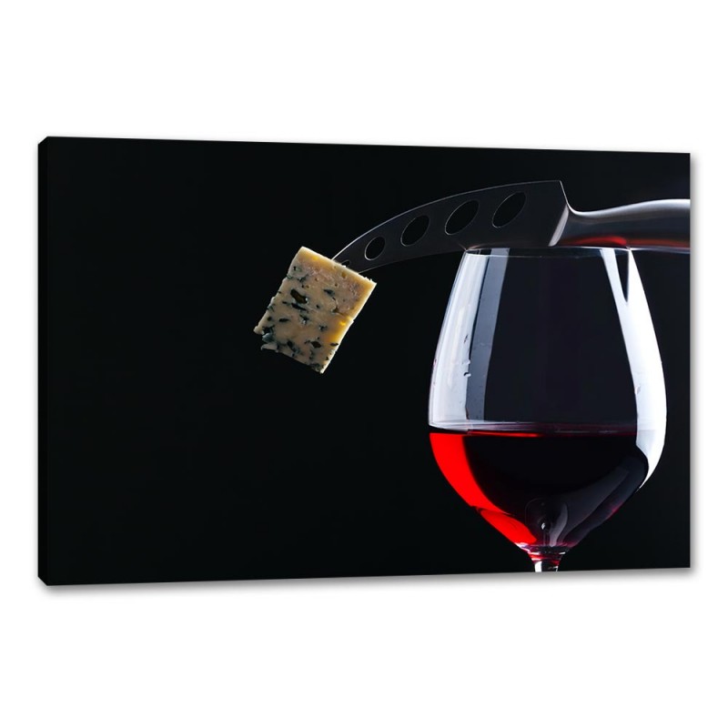 Tablou Canvas Red Wine And Chesse