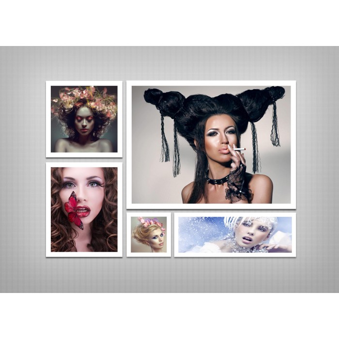 Set tablou Multicanvas Fashion, 130x100cm