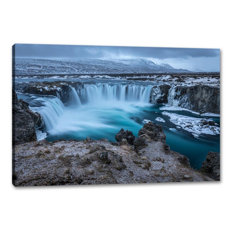 Tablou Canvas Cascada Glaciara Tablou Canvas Cascada Glaciara