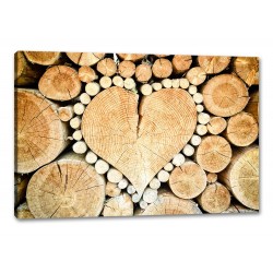 Tablou Canvas I Love Wood