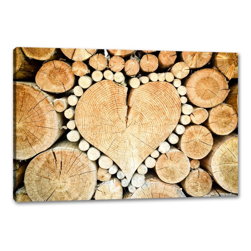 Tablou Canvas I Love Wood Tablou Canvas I Love Wood