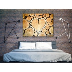 Tablou Canvas I Love Wood Tablou Canvas I Love Wood