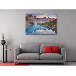 Tablou Canvas Padure Langa Lac Tablou Canvas Padure Langa Lac
