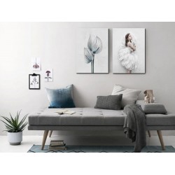 Tablou Canvas Floare Petale Albe Tablou Canvas Floare Petale Albe