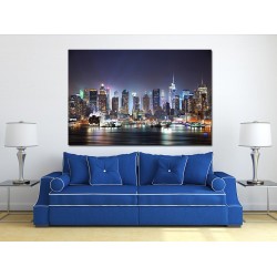 Tablou Canvas Centrul Manhattan-ului Noaptea