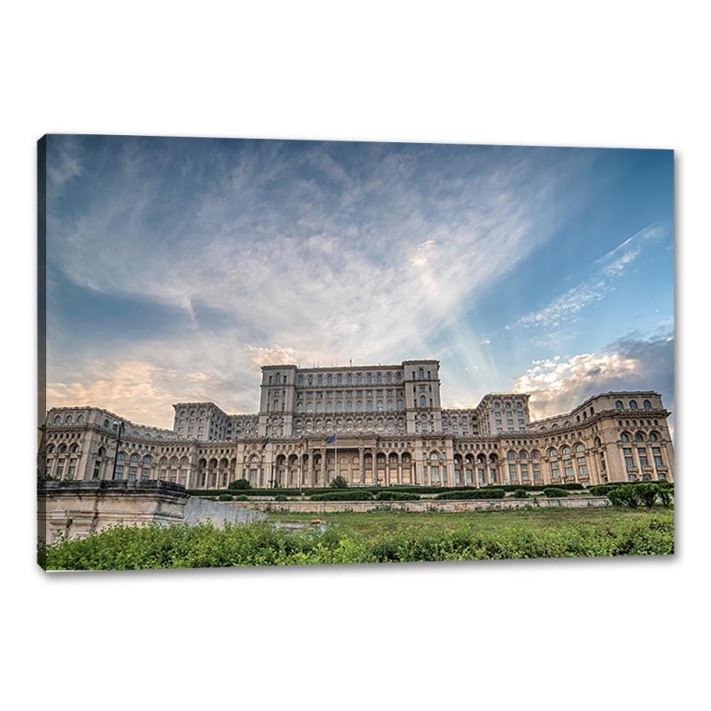 Tablou Canvas Palatul Parlamentului, Bucuresti Tablou Canvas Palatul Parlamentului, Bucuresti