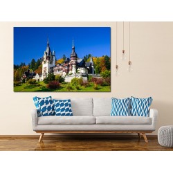 Tablou Canvas Castelul Peles, Sinaia