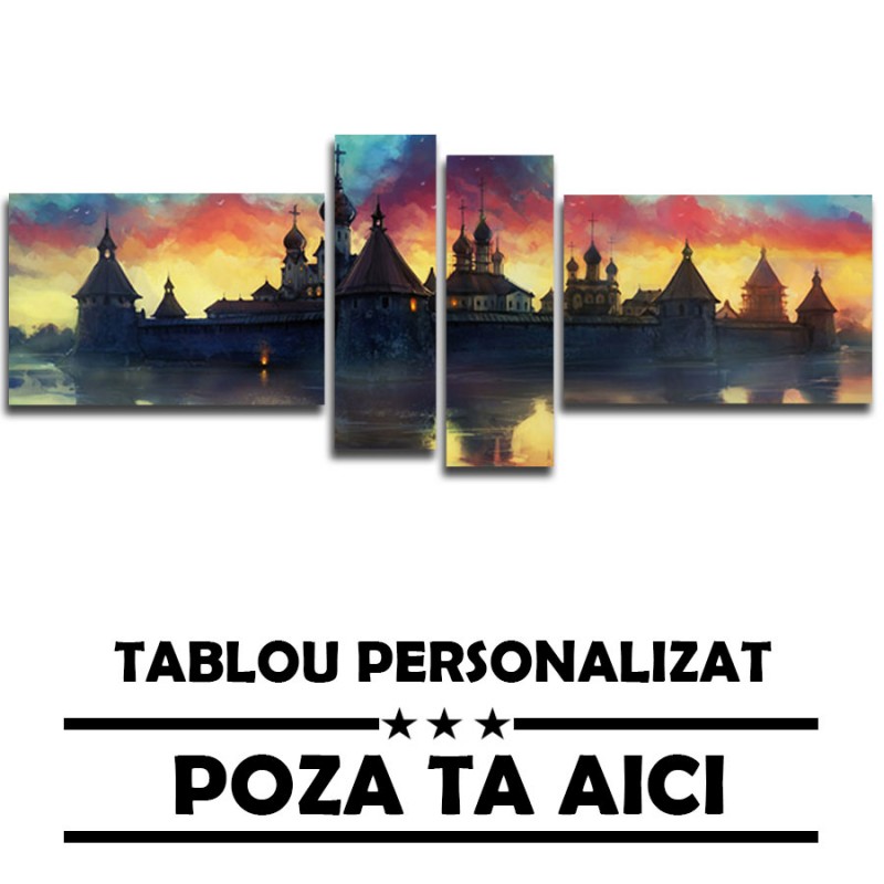 Set Tablouri Multicanvas 4 Piese cu Poza Ta 